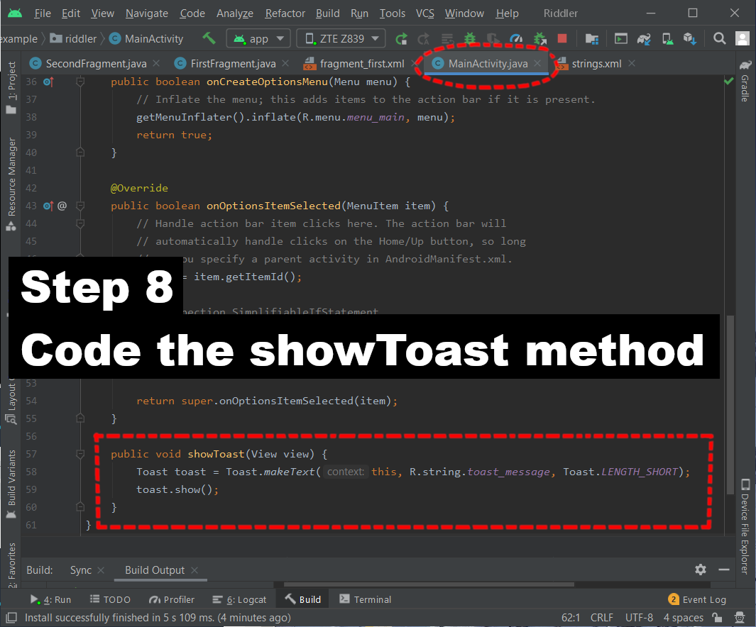 Java: How to Add Toast to an App – gifGuide2Code